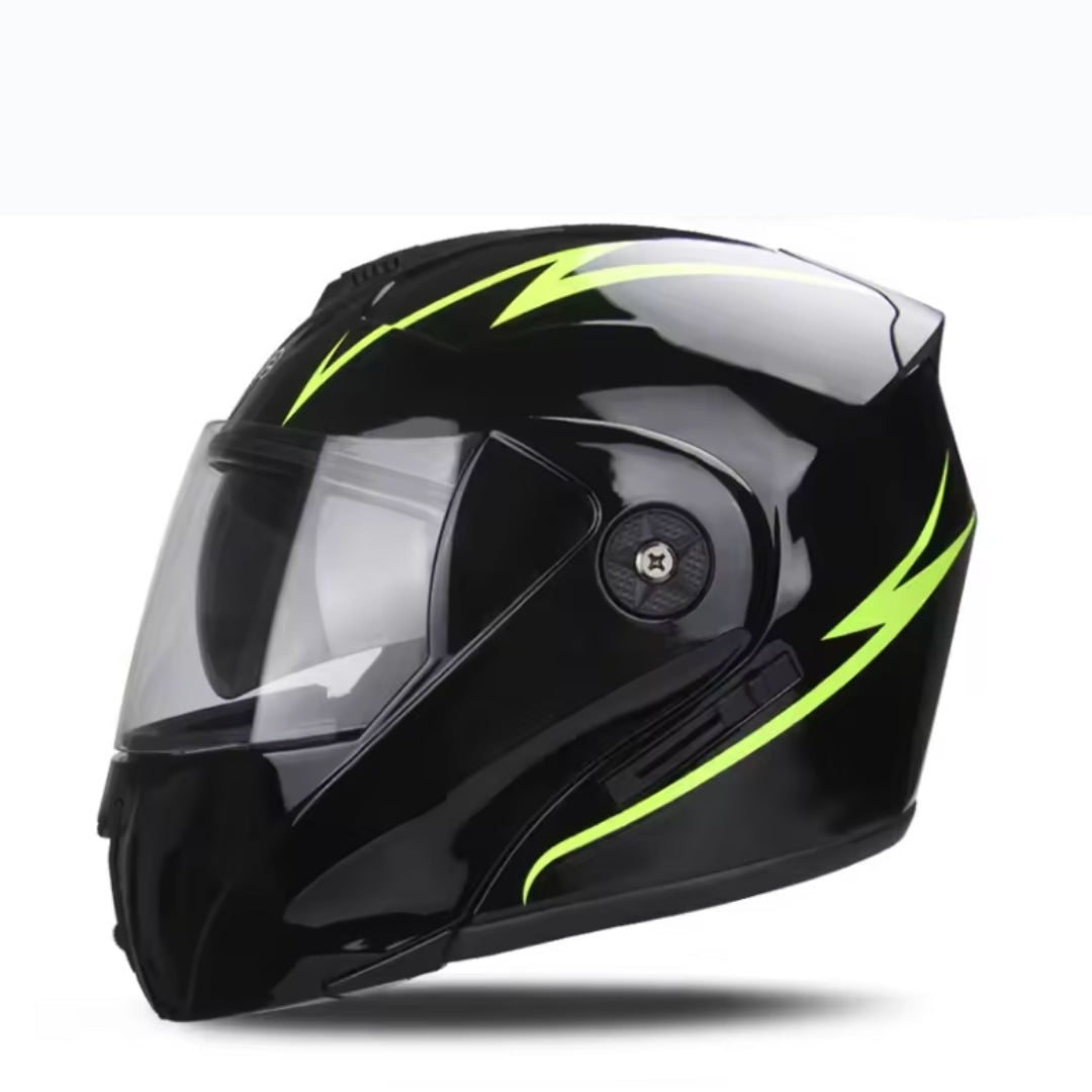 Motorcycle DOT Helmet Double Lens Cross Section Helmet