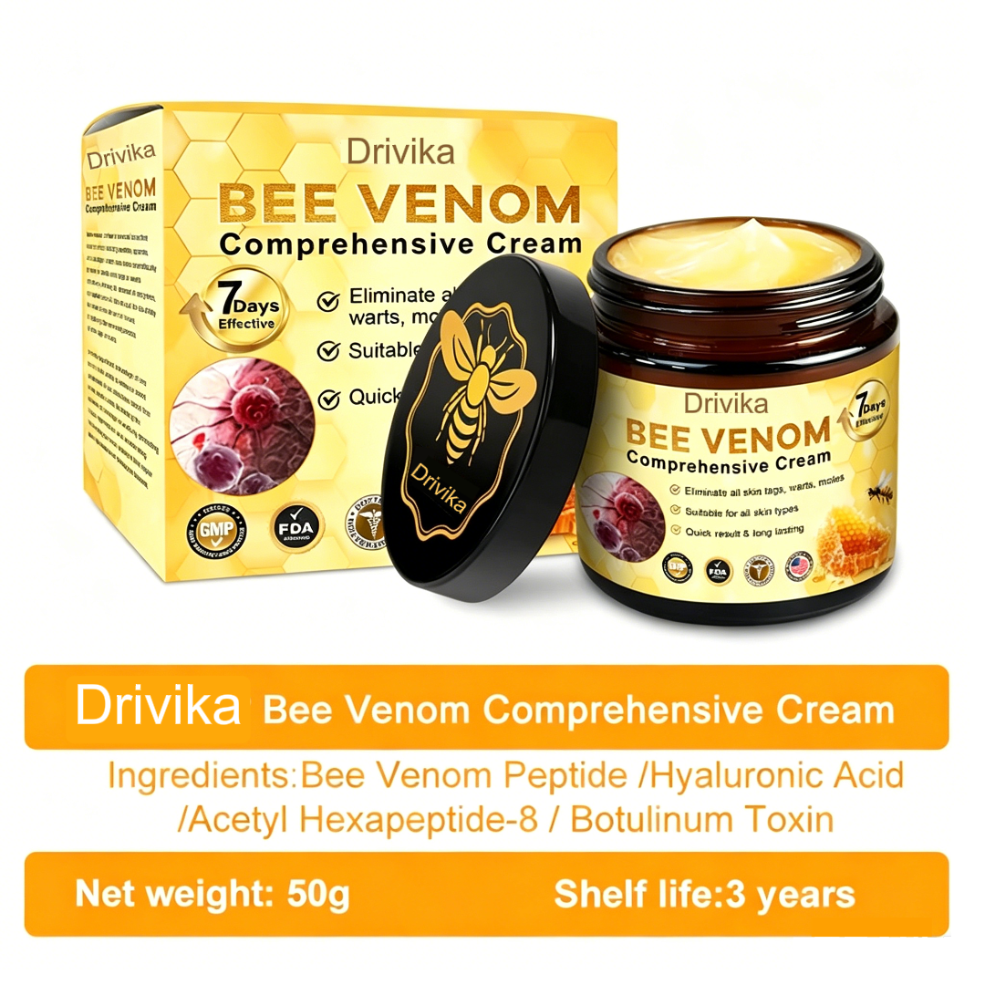 Made and Shipped from USA 💖💖Drivika® Bee Venom Comprehensive Cream LAST DAY 80% OFF(Sagging Skin, Fine Lines, Loss of Firmness, Flat Bust, Drooping Hips, and More)