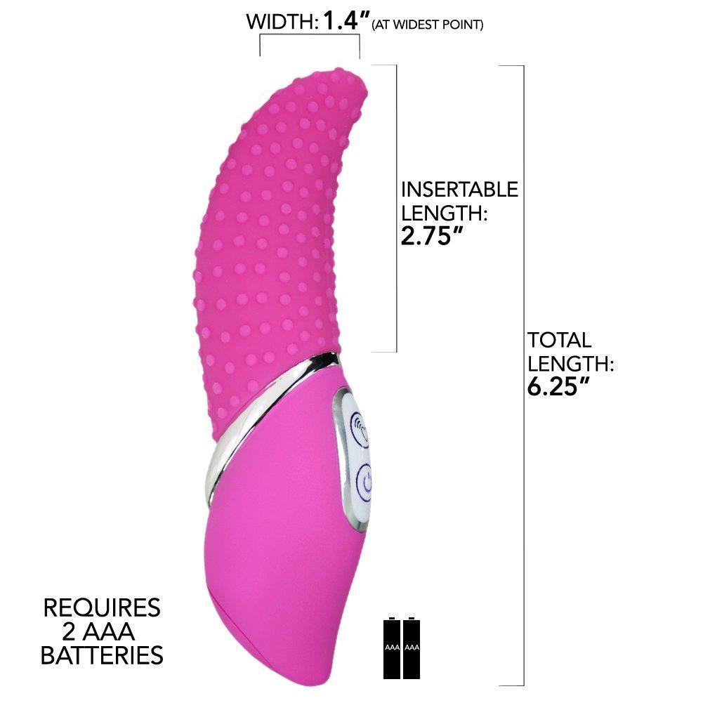 Curved-Tip Massager for External Stimulation