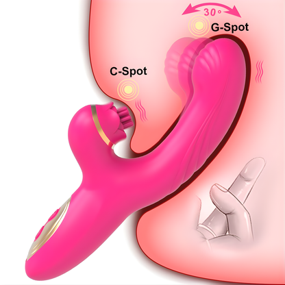 Fingertip-Style Dual-Action Massager — Experience Blended Pleasure with Pulsating External Stimulation & Targeted Internal Massage!