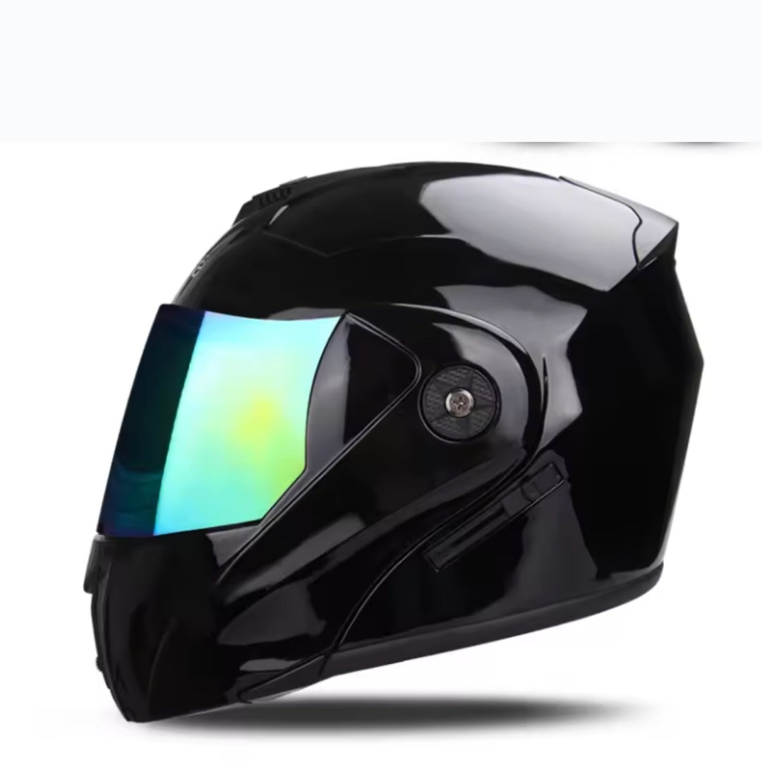 Motorcycle DOT Helmet Double Lens Cross Section Helmet