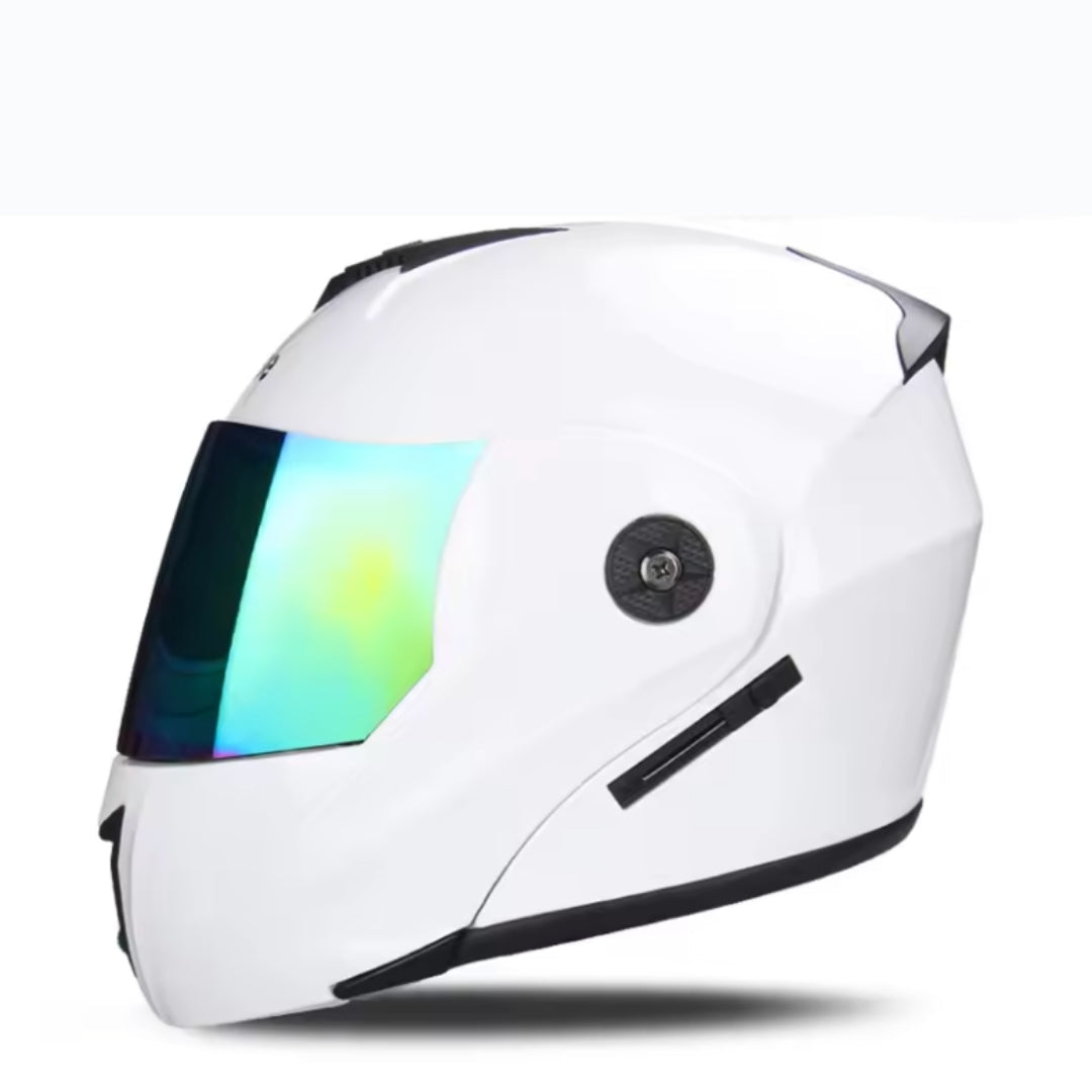 Motorcycle DOT Helmet Double Lens Cross Section Helmet