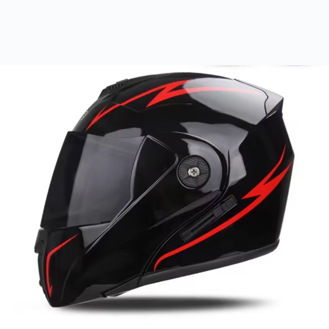 Motorcycle DOT Helmet Double Lens Cross Section Helmet