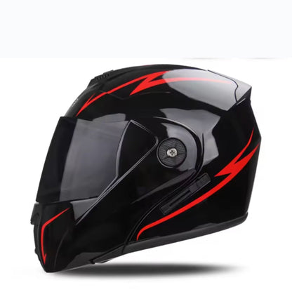 Motorcycle DOT Helmet Double Lens Cross Section Helmet