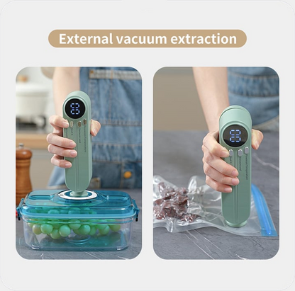 🥗 Keep Your Food Fresh ✨Mini Wireless Vacuum Sealer