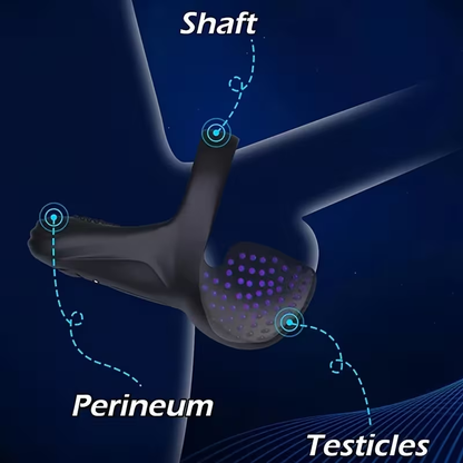 1pc Men'S Vibrating Ring, Adjustable Silicone Ring Vibrator with 10 Strong Vibration Modes, Used for And Male, Vibrating Ring Adult And Gaming Adult Toys