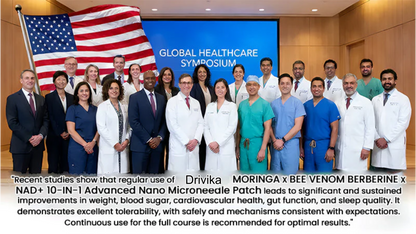 ✅Say Goodbye to Stubborn Belly Fat in 7 Days-Moringa·Berberine × NAD+ 10-in-1 Nano Microneedle Patch - Daily For Weight, Skin, Diabetes & Joint Health 🗽