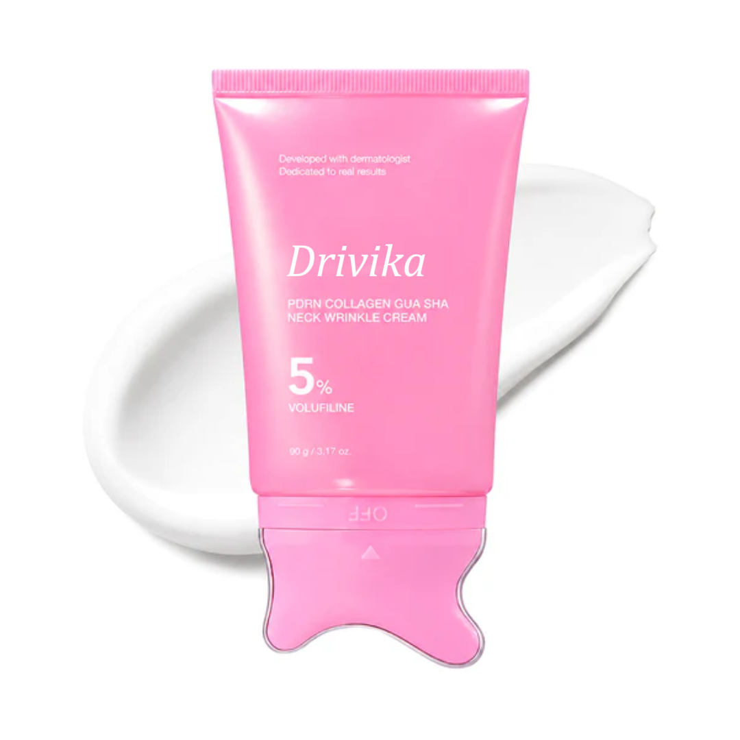🔥LAST DAY 50% OFF - Drivika™ PDRN Collagen Gua Sha Neck Cream