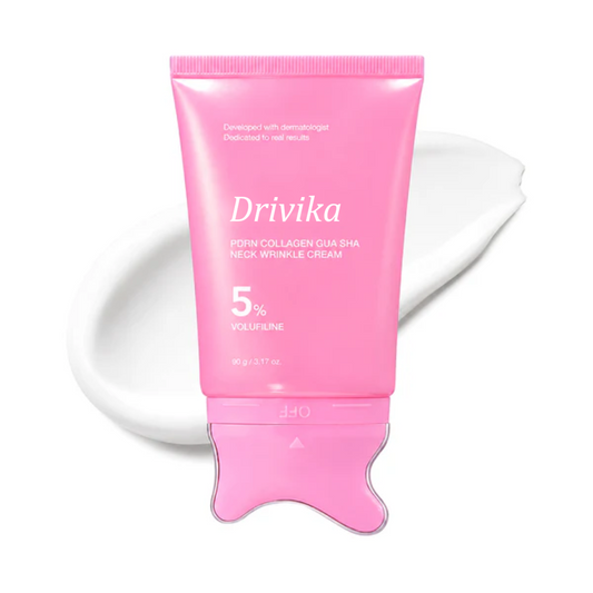 🔥LAST DAY 50% OFF - Drivika™ PDRN Collagen Gua Sha Neck Cream