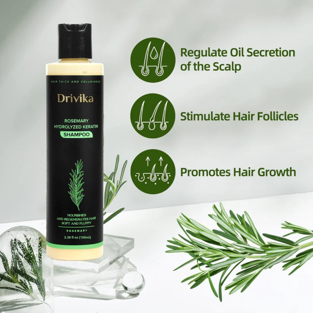 🔥LAST DAY 50% OFF - 🌿Drivika® Organic Rosemary Hair Growth Shampoo