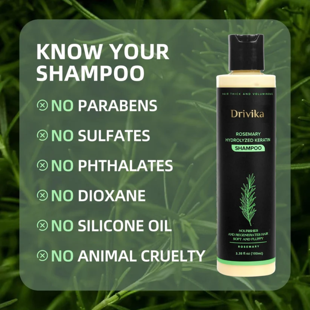 🔥LAST DAY 50% OFF - 🌿Drivika® Organic Rosemary Hair Growth Shampoo