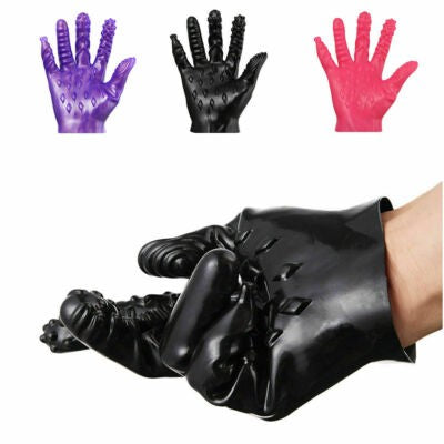 Sensual Touch Massage Gloves - Textured for Enhanced Stimulation