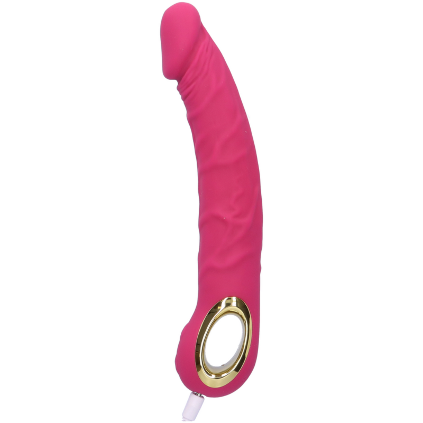 9.5 Inch Veined Vibrating Silicone Toy - Deep, Lifelike Sensation!