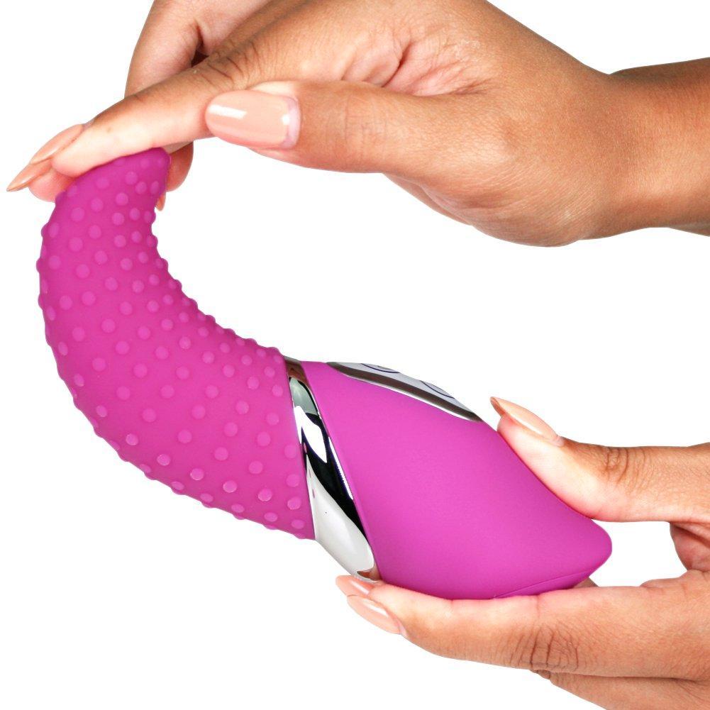 Curved-Tip Massager for External Stimulation