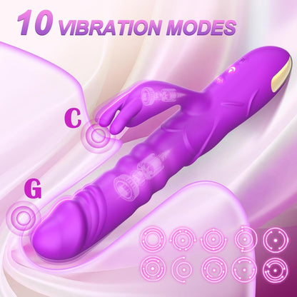 Dual-Action Personal Massager with Auto Motion for Deep-Point & Targeted External Stimulation
