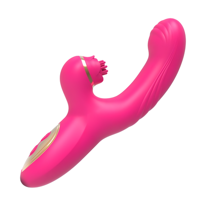 Fingertip-Style Dual-Action Massager — Experience Blended Pleasure with Pulsating External Stimulation & Targeted Internal Massage!