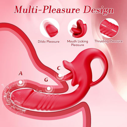 2-in-1 Rechargeable Personal Massager with Custom Modes