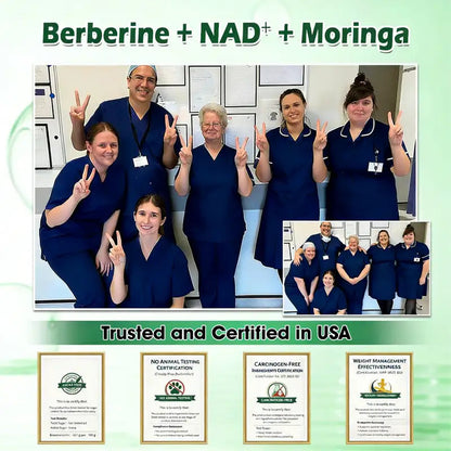 ✅Say Goodbye to Stubborn Belly Fat in 7 Days-Moringa·Berberine × NAD+ 10-in-1 Nano Microneedle Patch - Daily For Weight, Skin, Diabetes & Joint Health 🗽