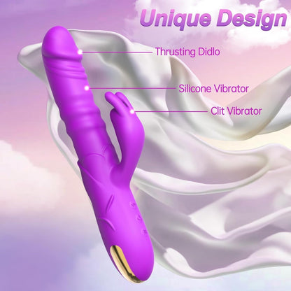 Dual-Action Personal Massager with Auto Motion for Deep-Point & Targeted External Stimulation