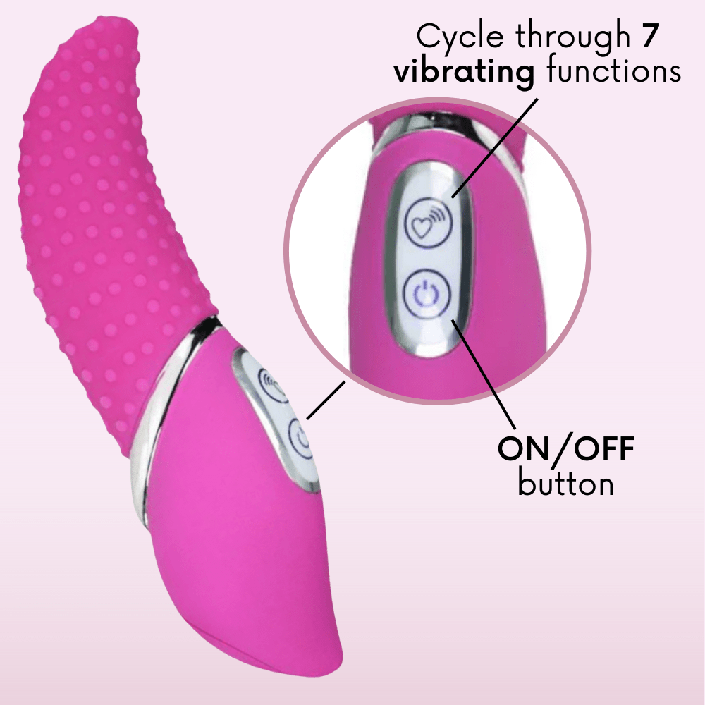 Curved-Tip Massager for External Stimulation