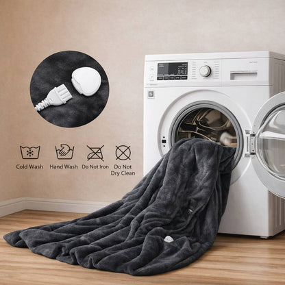 Wearable Heated Blanket Cape, Electric Heated Blanket Wrap for Cold Weather, Adjustable Warmth, Perfect for Home, Office & Winter