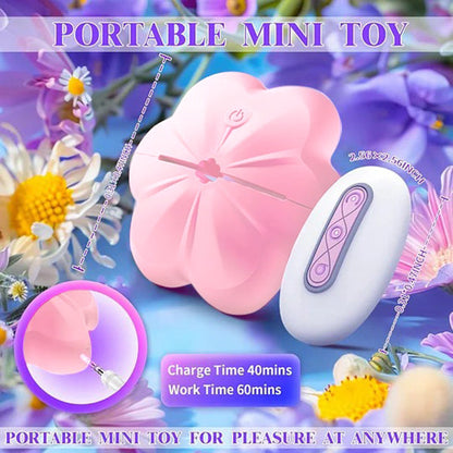 Elegant Rosebud Duo: Adjustable Touch-Sensitive Accessory with Wireless Remote