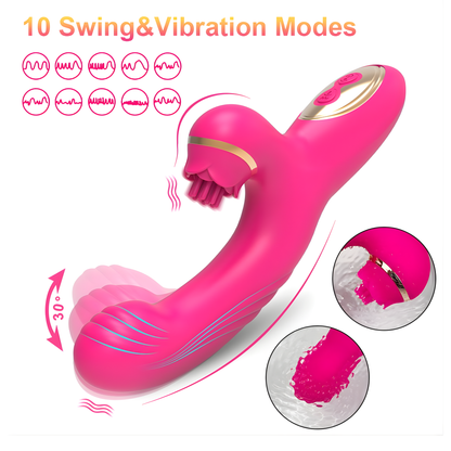 Fingertip-Style Dual-Action Massager — Experience Blended Pleasure with Pulsating External Stimulation & Targeted Internal Massage!