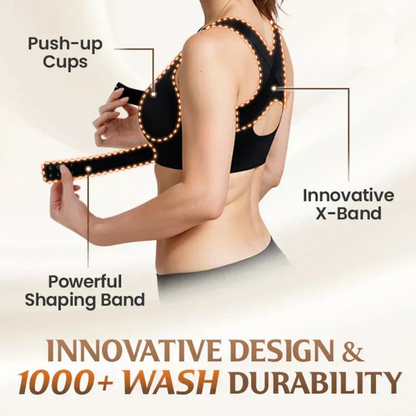 🎉LAST DAY SALE - 50% OFF⚡Front Closure Cross-Back Wireless Posture Bra