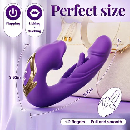 💥New on sale 2026 💞G-Spot Vibrator Female Sex Toy, featuring 7 slapping vibration modes and 5 licking/sucking modes.