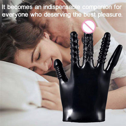Sensual Touch Massage Gloves - Textured for Enhanced Stimulation