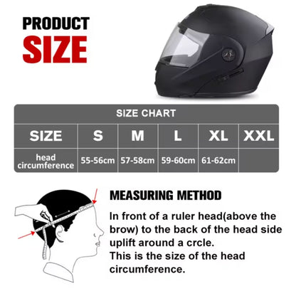 Motorcycle DOT Helmet Double Lens Cross Section Helmet