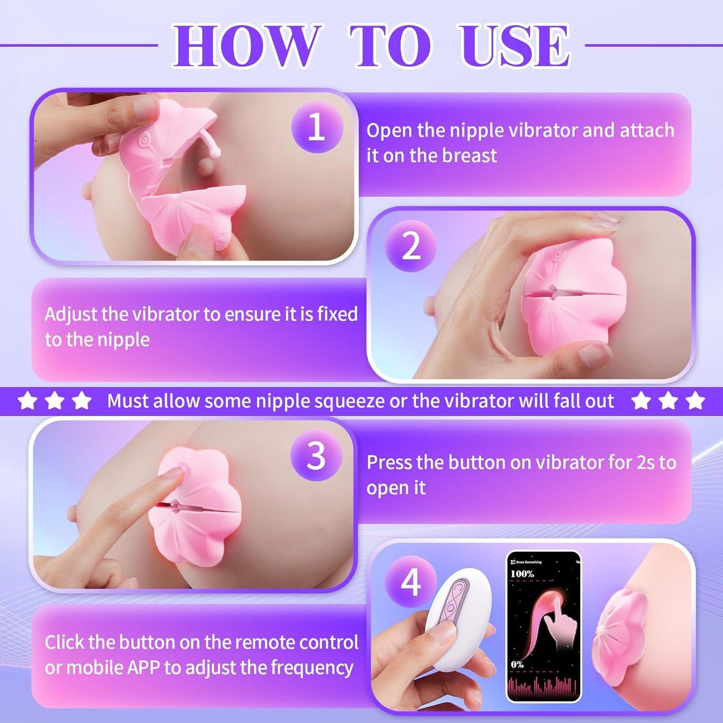 Elegant Rosebud Duo: Adjustable Touch-Sensitive Accessory with Wireless Remote