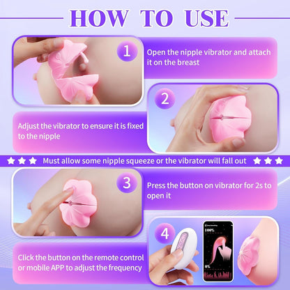 Elegant Rosebud Duo: Adjustable Touch-Sensitive Accessory with Wireless Remote