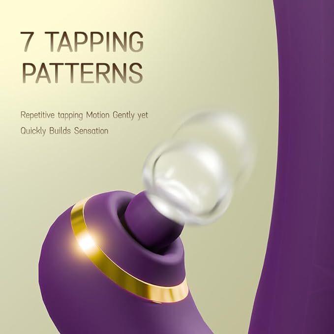 Elegant Dual-Stimulation Massager – Wave-like Motion & Gentle Suction for Complete Relaxation