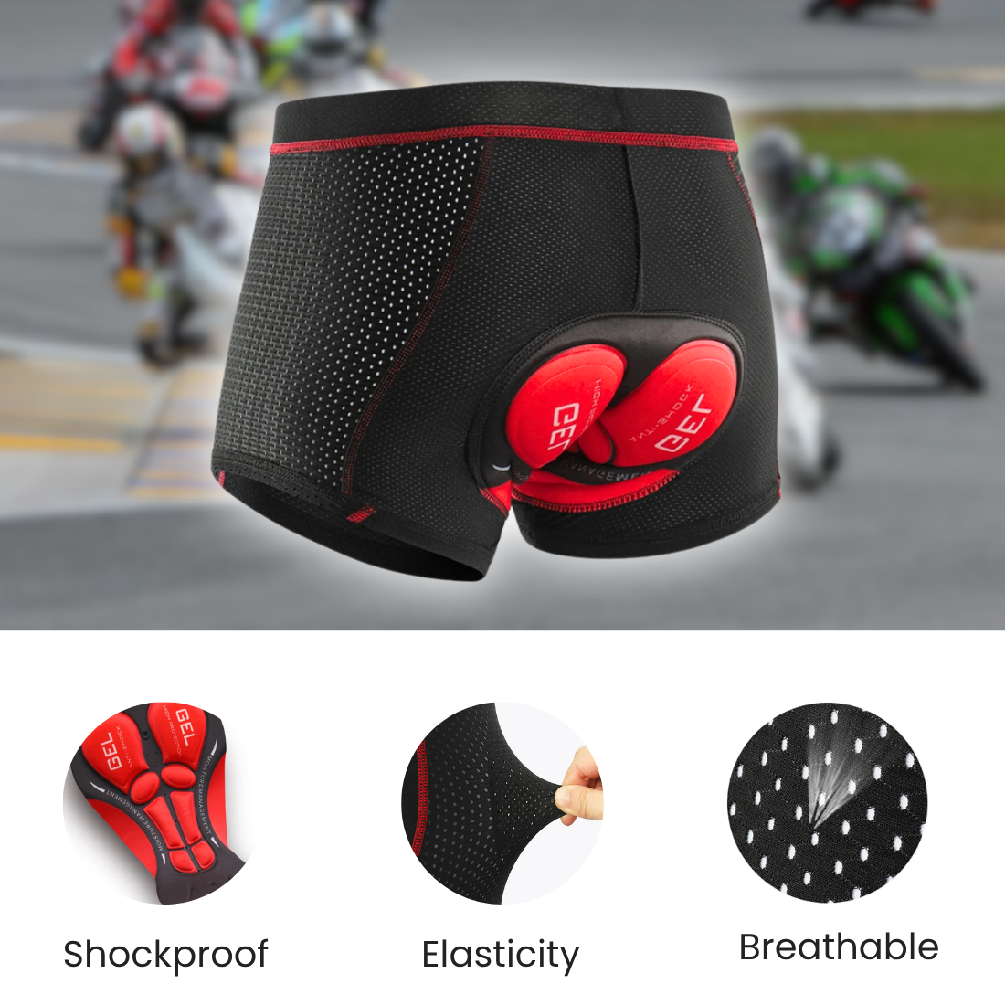 Biker Padded Shorts