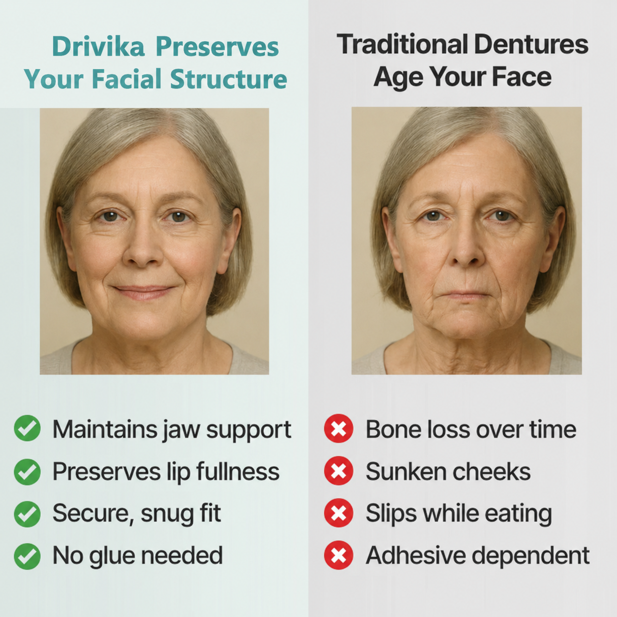 2026 NEW Upgraded 2.0🏆🌎Ends Today: 70% OFF! ⏰Drivika™ Medical Full Denture with Strong Suctiond🦷Obtain American Dental Association (ADA) Certification