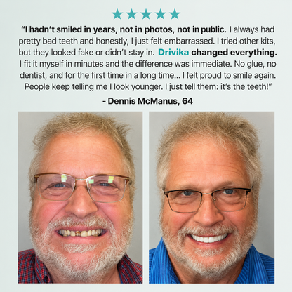 2026 NEW Upgraded 2.0🏆🌎Ends Today: 70% OFF! ⏰Drivika™ Medical Full Denture with Strong Suctiond🦷Obtain American Dental Association (ADA) Certification
