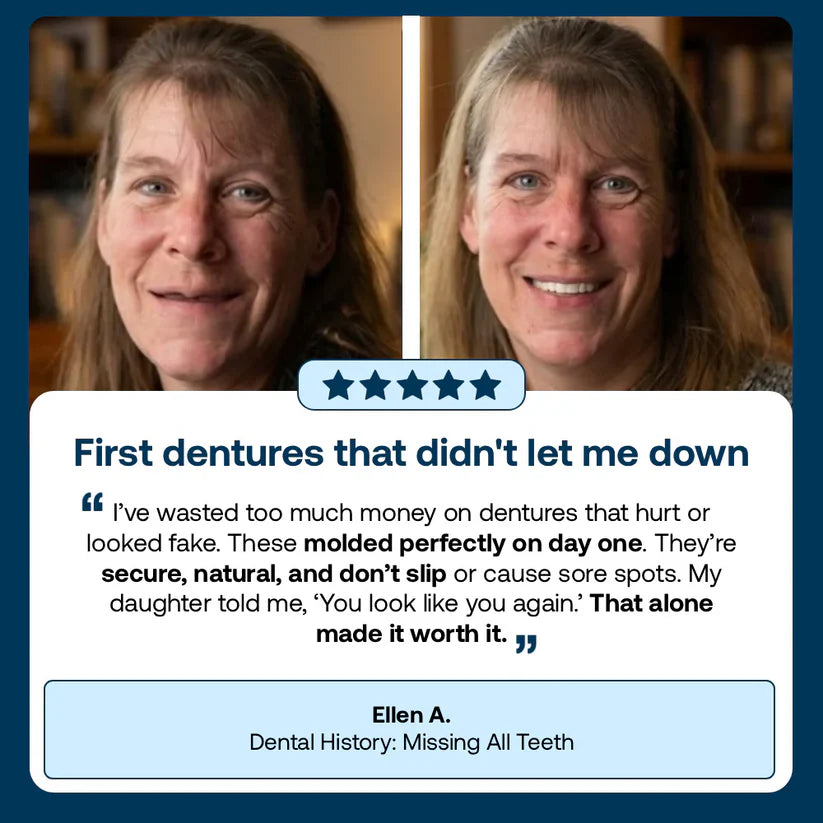 2026 NEW Upgraded 2.0🏆🌎Ends Today: 70% OFF! ⏰Drivika™ Medical Full Denture with Strong Suctiond🦷Obtain American Dental Association (ADA) Certification