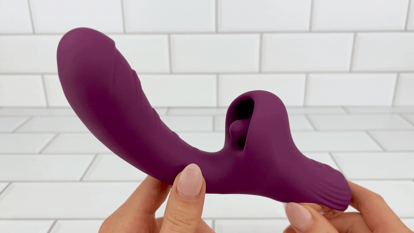 Curved Dual-Action Massager – A Unique Design for Next-Level External Sensation