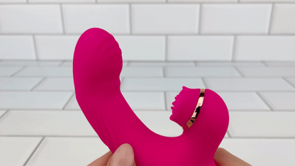 Fingertip-Style Dual-Action Massager — Experience Blended Pleasure with Pulsating External Stimulation & Targeted Internal Massage!