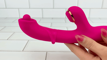 Rotating Pinpoint Internal & Air Pulse Dual-Action Vibe — Targeted, Tight Circles for Elevated Pleasure!