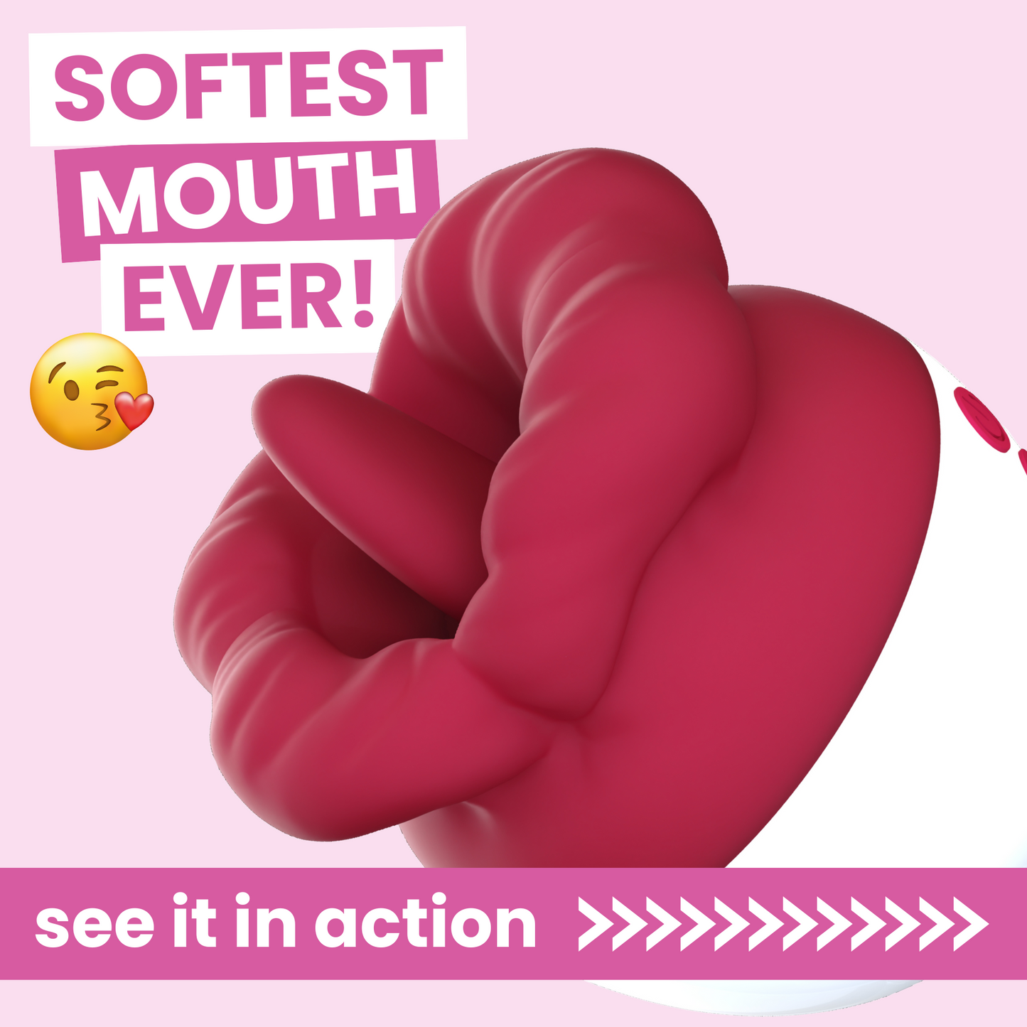 Silicone Personal Stimulator with Flexible Motion Technology