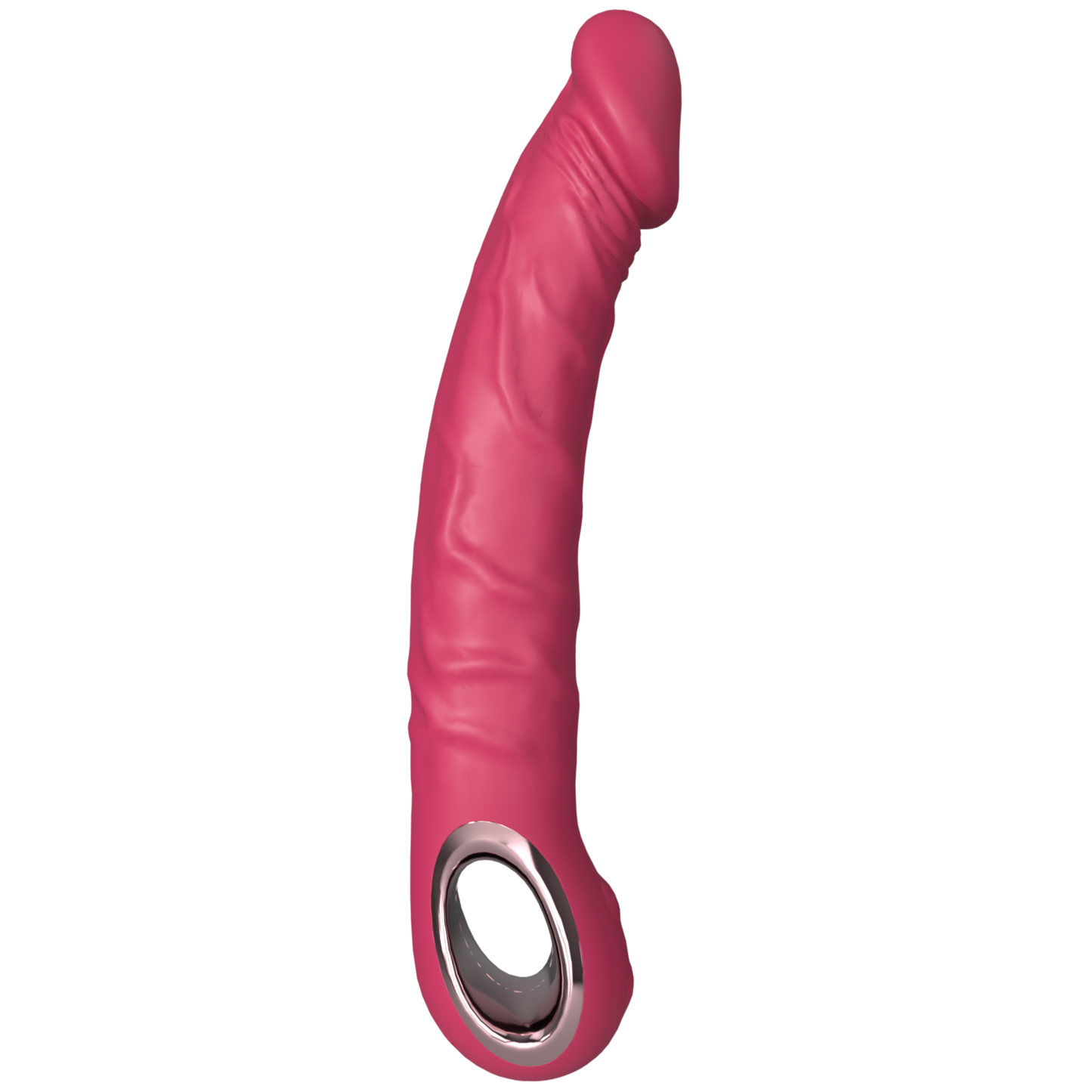 9.5 Inch Veined Vibrating Silicone Toy - Deep, Lifelike Sensation!