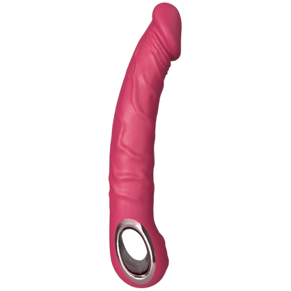9.5 Inch Veined Vibrating Silicone Toy - Deep, Lifelike Sensation!