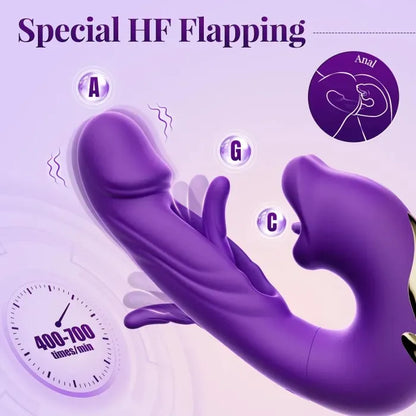 💥New on sale 2026 💞G-Spot Vibrator Female Sex Toy, featuring 7 slapping vibration modes and 5 licking/sucking modes.