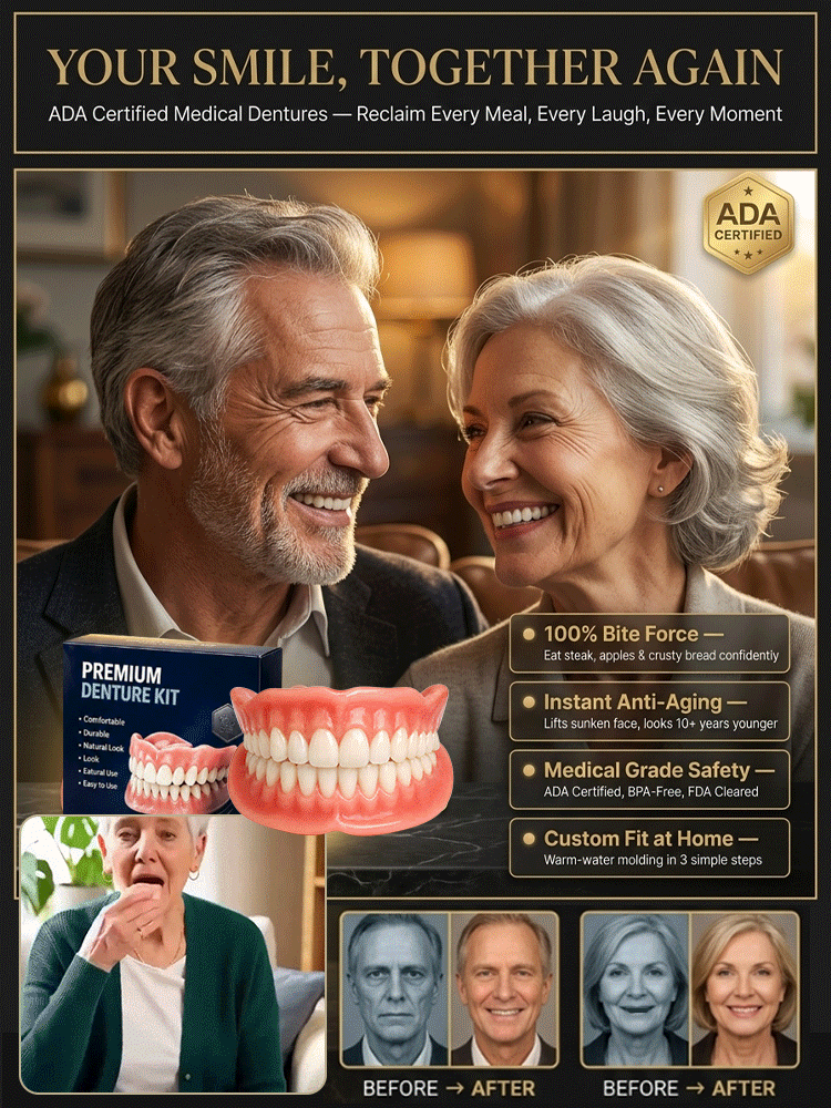 🌎Ends Today: 49% OFF!⏰ADA-certified complete dentures (USA)