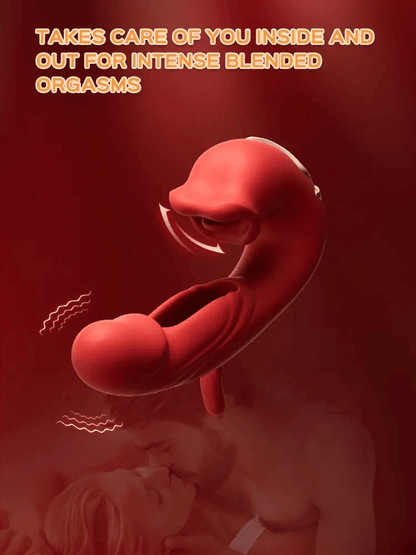 💥New on sale 2026 💞G-Spot Vibrator Female Sex Toy, featuring 7 slapping vibration modes and 5 licking/sucking modes.