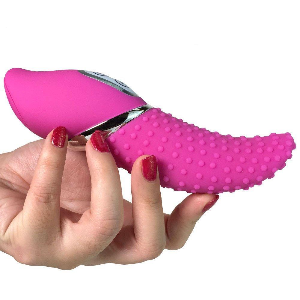 Curved-Tip Massager for External Stimulation