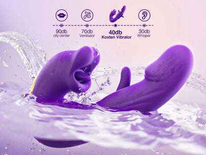 💥New on sale 2026 💞G-Spot Vibrator Female Sex Toy, featuring 7 slapping vibration modes and 5 licking/sucking modes.