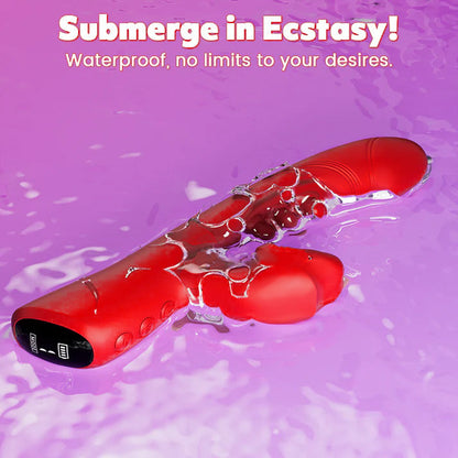 Dual-Action Curved-Tip Personal Massager with Triple-Pulse & External Kiss Sensation